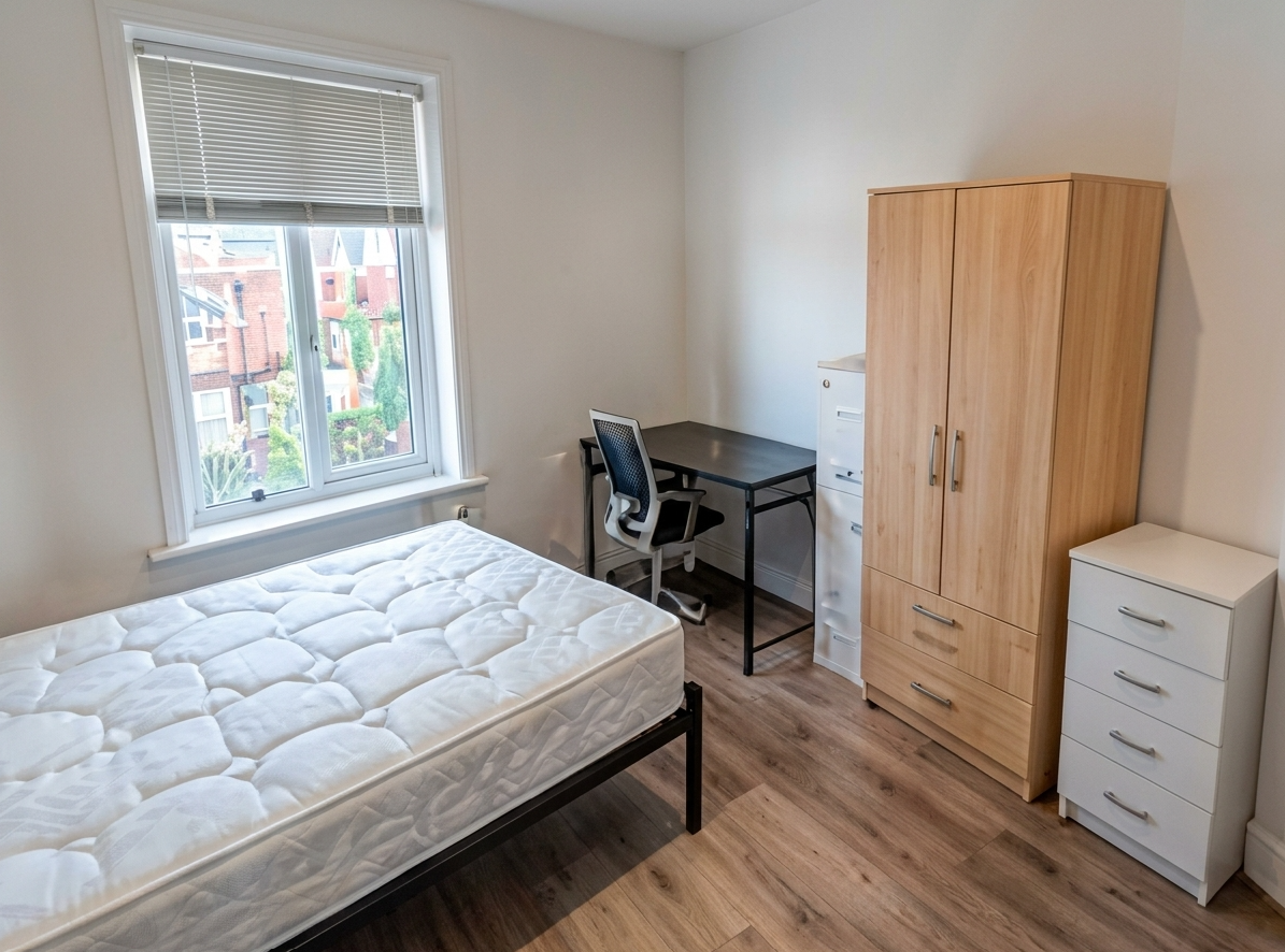 🏡 STYLISH 3-BEDROOM FIRST-FLOOR FLAT – CLAREMONT ROAD, RUSHOLME, M14 7WB