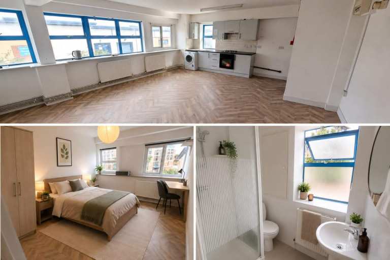 All bills included! Space with 3 rooms, Kitchen, Bathroom in Clapton (E5)