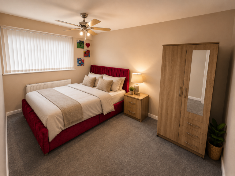 FURNISHED DOUBLE BEDROOM FOR RENT - £650per month all bills included (B77)